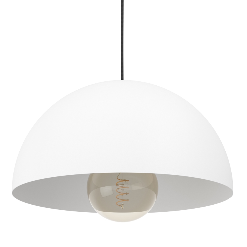 Eglo - Pendel 1xE27/40W/230V diameter 38 cm hvid