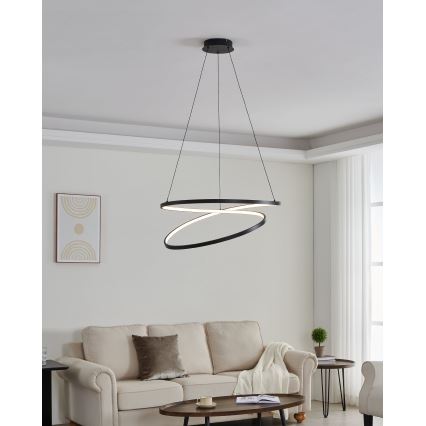 Eglo - LED pendel LED/42W/230V 3000K sort