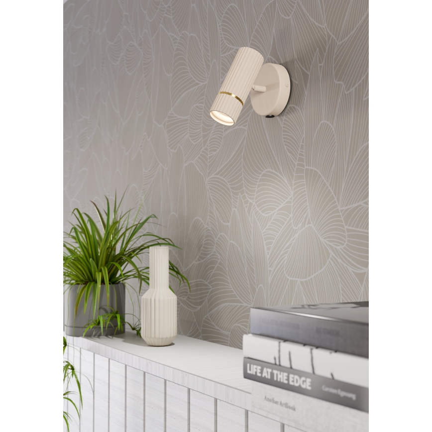Eglo - LED væglampe 1xGU10/5W/230V 3000K beige
