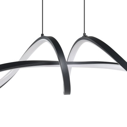 Eglo - LED pendel m. RGBW-farver dæmpbar LED/22W/230V 2700-6500K sort