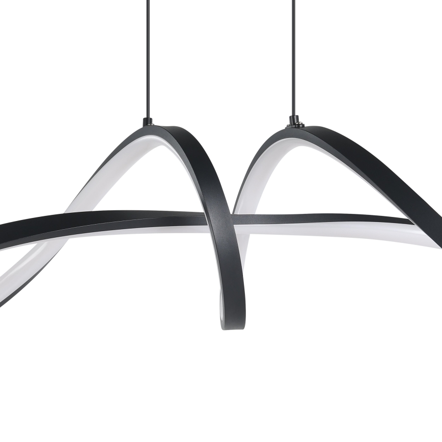 Eglo - LED pendel m. RGBW-farver dæmpbar LED/22W/230V 2700-6500K sort