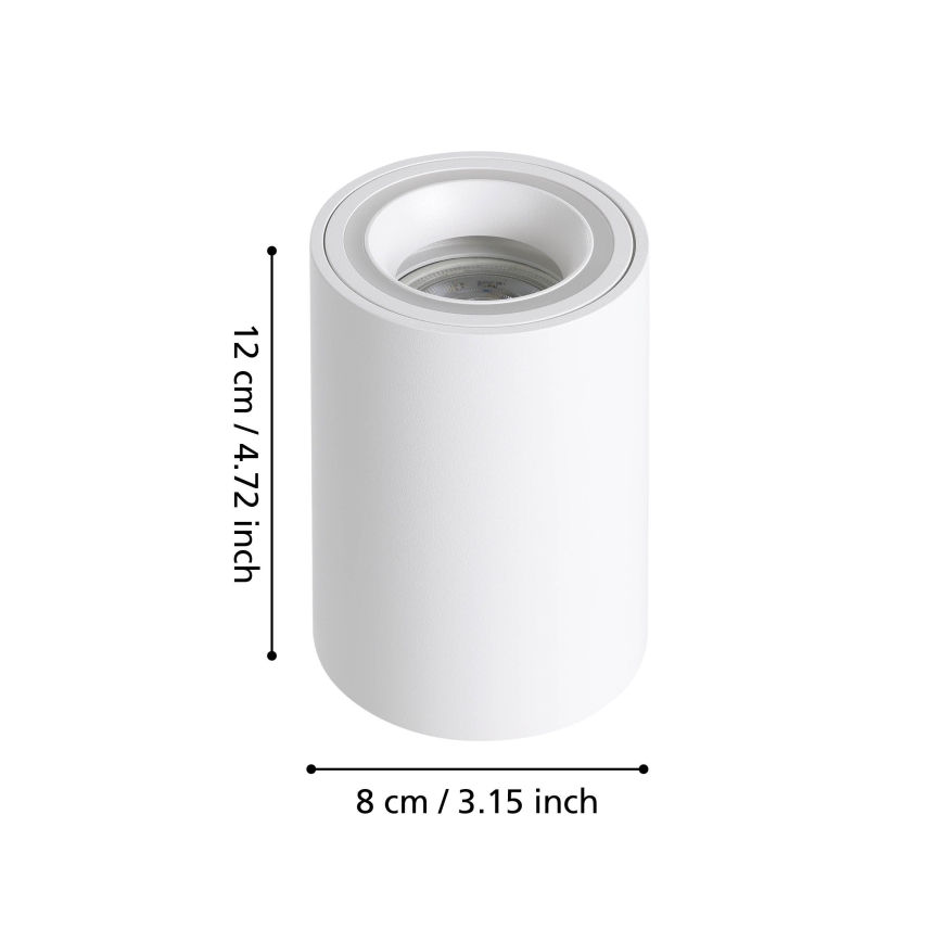 Eglo - LED spotlampe m. RGBW-farver dæmpbar LED/4,9W/230V 2700-6500K hvid