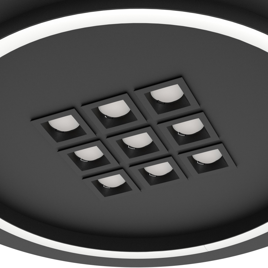 Eglo - LED loftlampe dæmpbar LED/21,4W/230V 2700-6500K sort + fjernbetjening