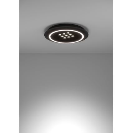 Eglo - LED loftlampe dæmpbar LED/21,4W/230V 2700-6500K sort + fjernbetjening