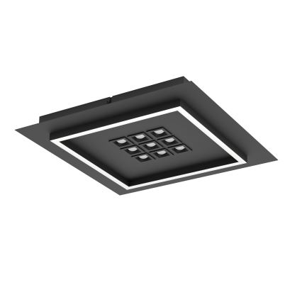 Eglo - LED loftlampe dæmpbar LED/21,4W/230V 2700-6500K sort + fjernbetjening