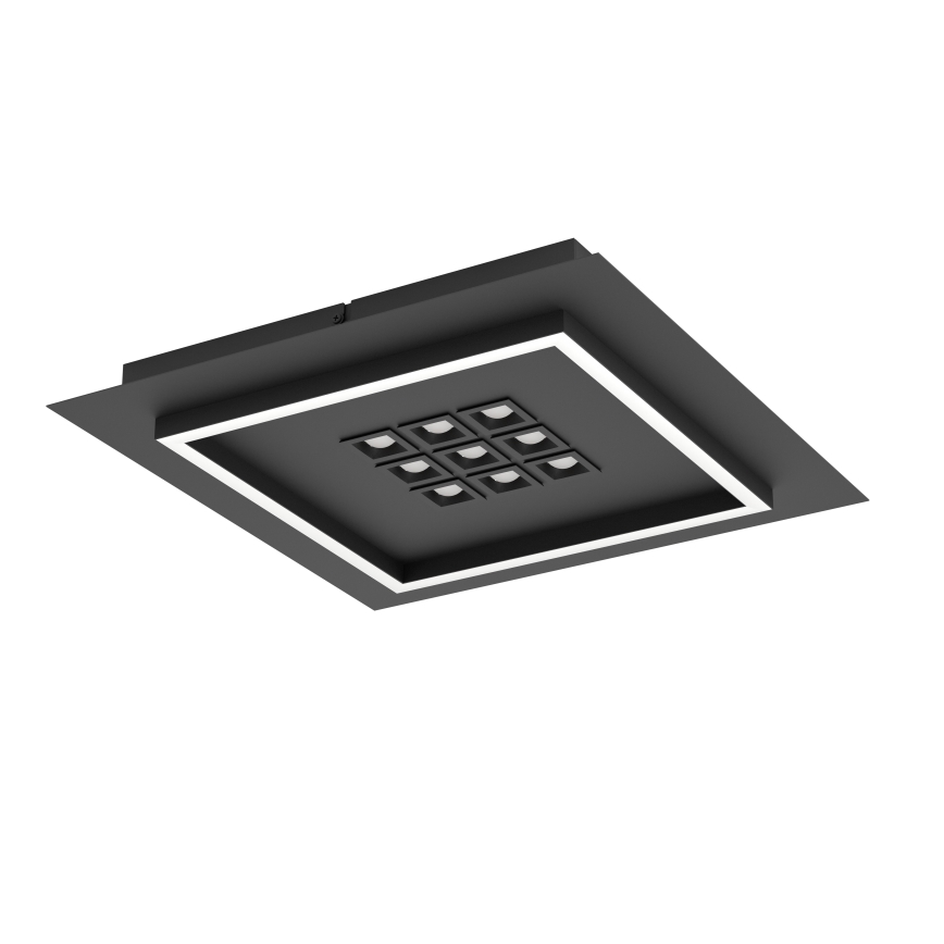 Eglo - LED loftlampe dæmpbar LED/21,4W/230V 2700-6500K sort + fjernbetjening