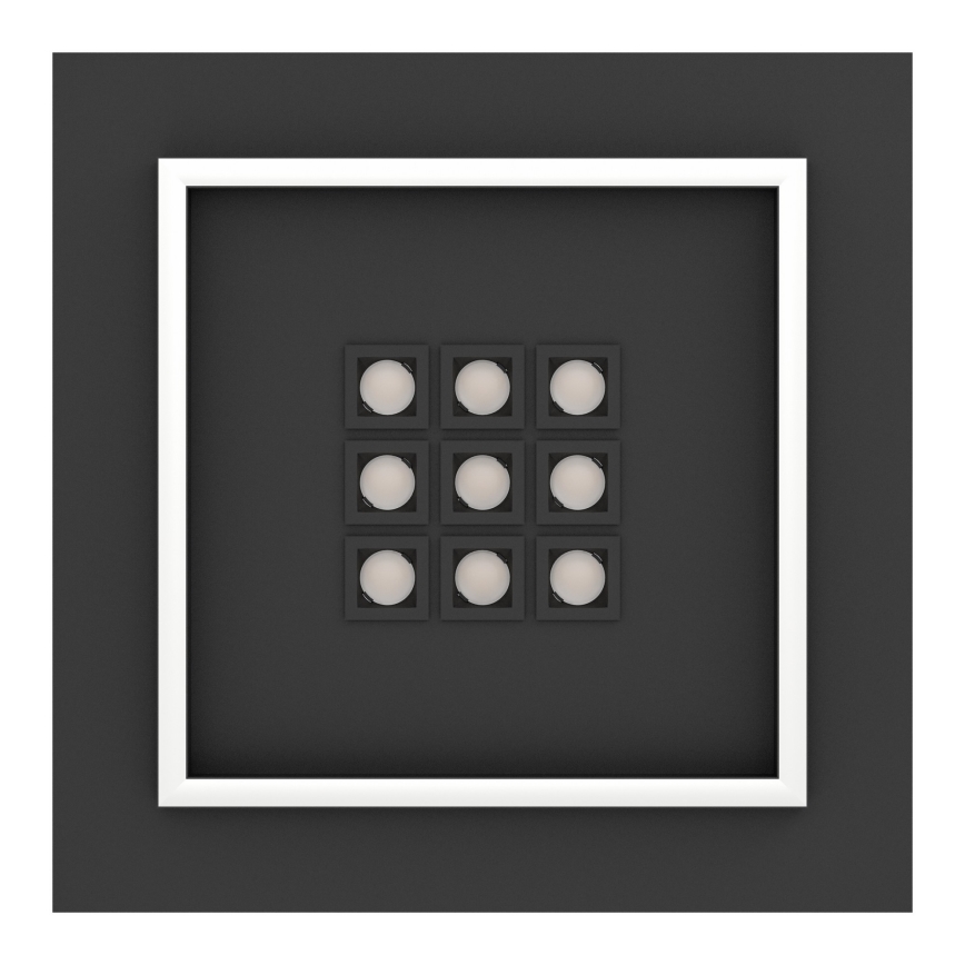 Eglo - LED loftlampe dæmpbar LED/21,4W/230V 2700-6500K sort + fjernbetjening