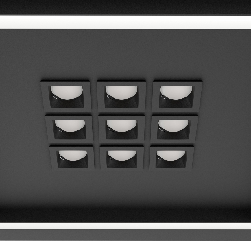 Eglo - LED loftlampe dæmpbar LED/21,4W/230V 2700-6500K sort + fjernbetjening
