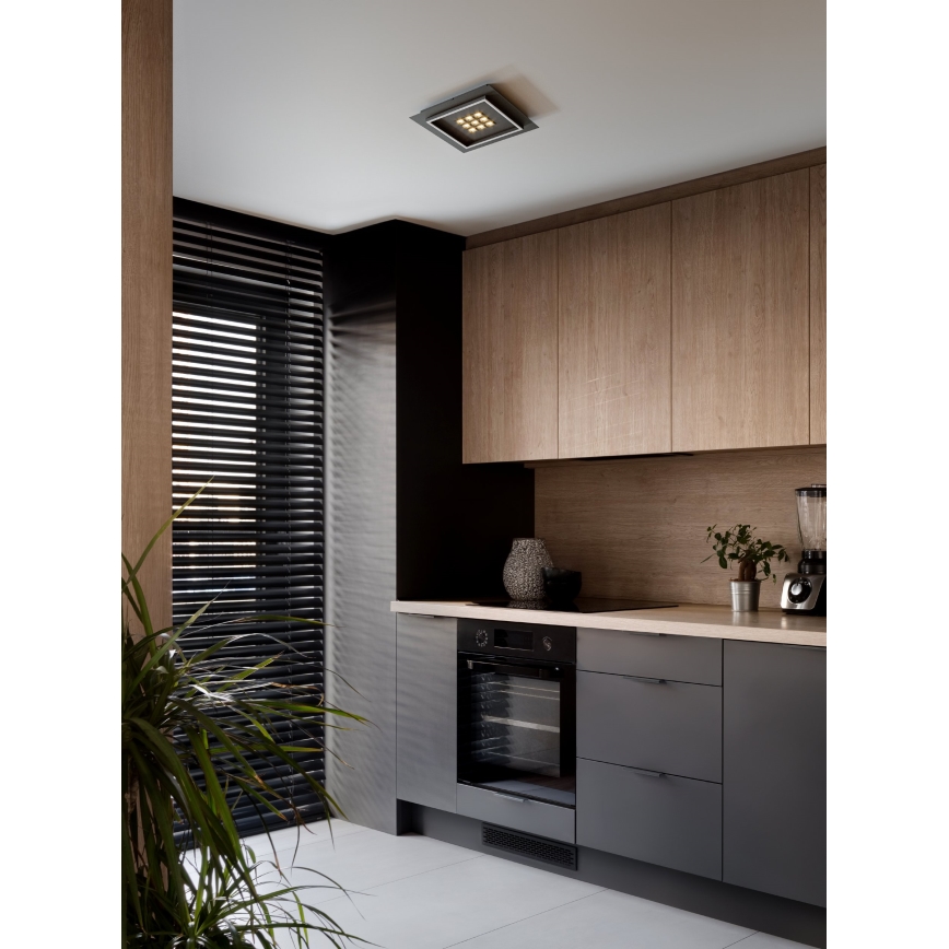 Eglo - LED loftlampe dæmpbar LED/21,4W/230V 2700-6500K sort + fjernbetjening