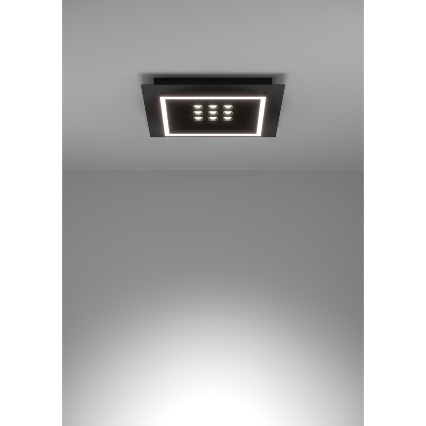 Eglo - LED loftlampe dæmpbar LED/21,4W/230V 2700-6500K sort + fjernbetjening