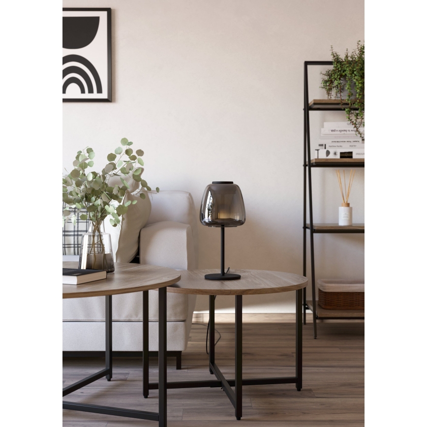 Eglo - LED RGBW Dæmpbar bordlampe LED/7,7W/230V 2700-6500K røgfarvet