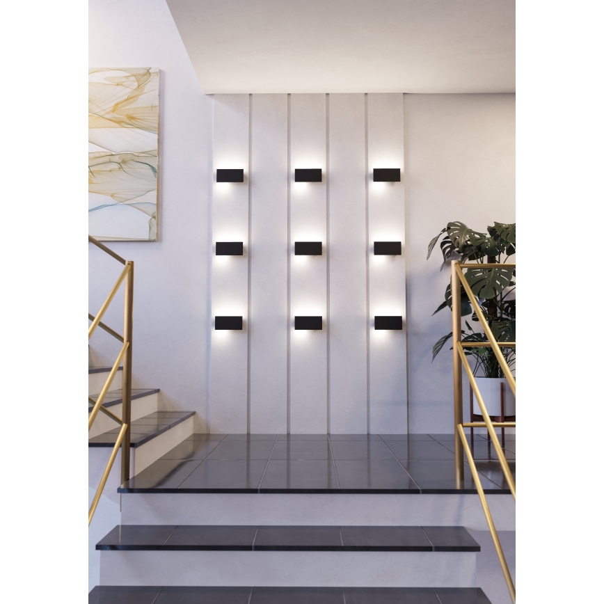 Eglo - LED væglampe LED/6W/230V 3000K sort