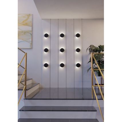 Eglo - LED væglampe LED/4W/230V 3000K sort