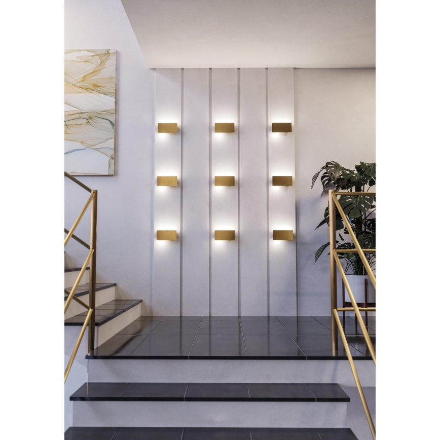Eglo - LED væglampe LED/6W/230V 3000K guldfarvet
