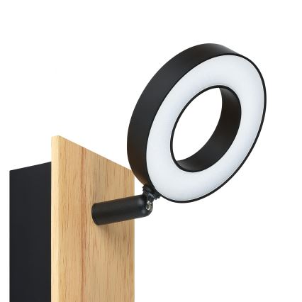 Eglo - LED vægspot LED/4,2W/230V sort/brun