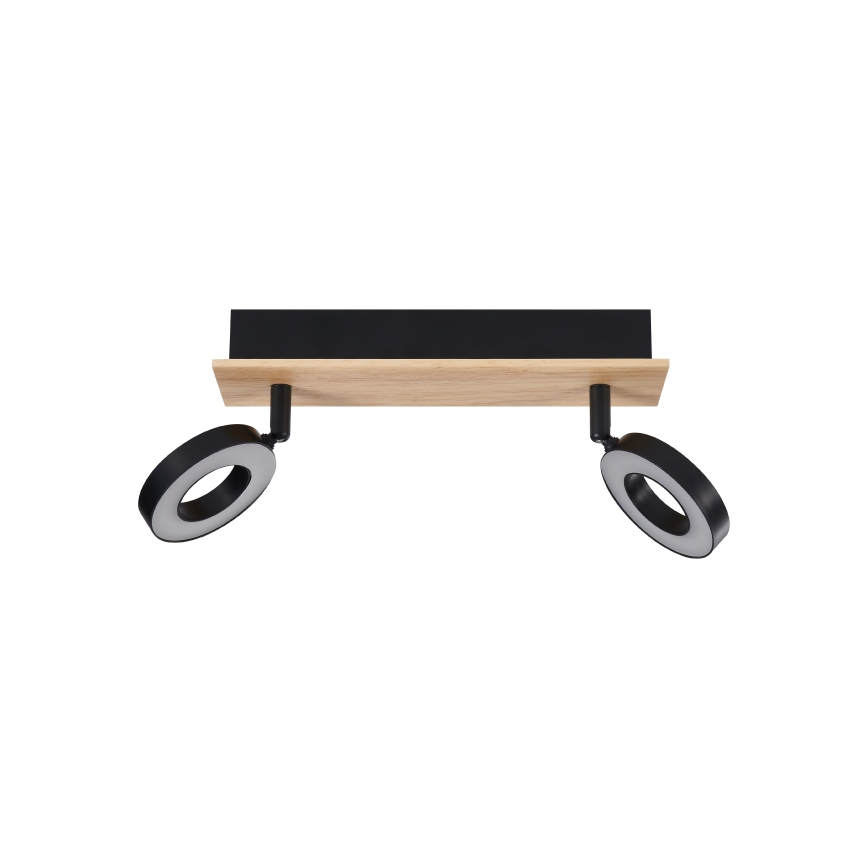 Eglo - LED-spot 2xLED/4,2W/230V sort/brun