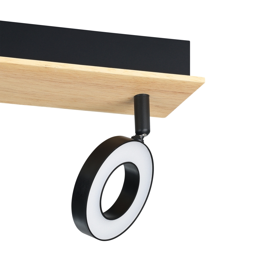 Eglo - LED-spot 2xLED/4,2W/230V sort/brun