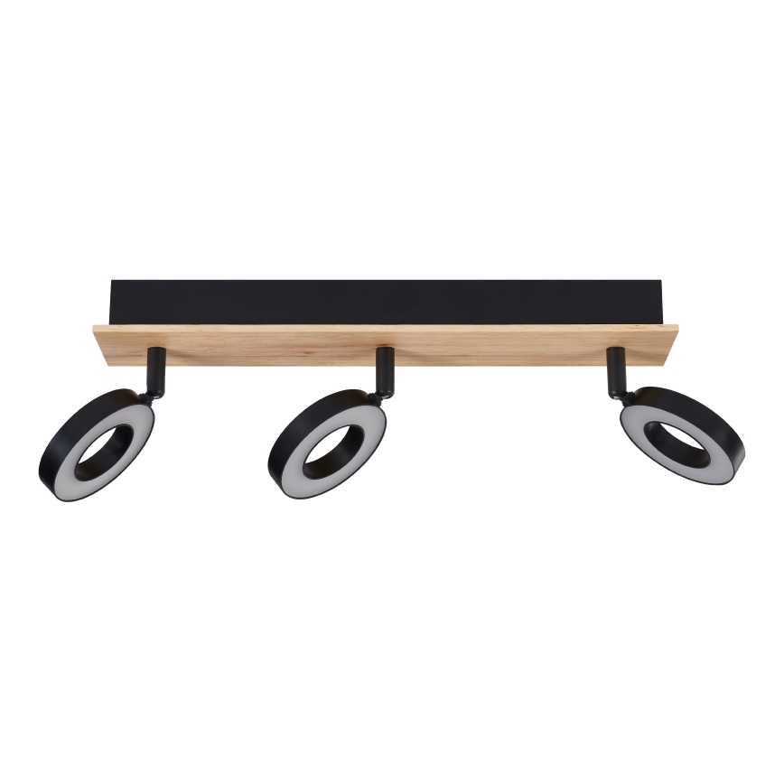 Eglo - LED-spot 3xLED/4,2W/230V sort/brun