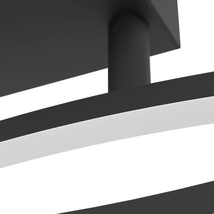 Eglo - LED loftlampe LED/12W/230V 4000K sort