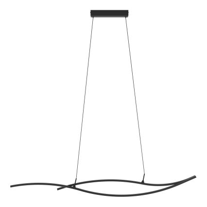Eglo - LED pendel LED/20W/230V 4000K sort