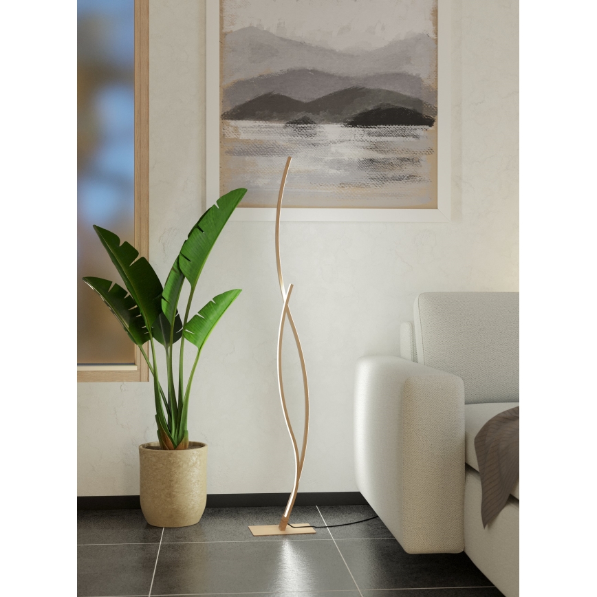Eglo - LED gulvlampe LED/20W/230V 4000K beige