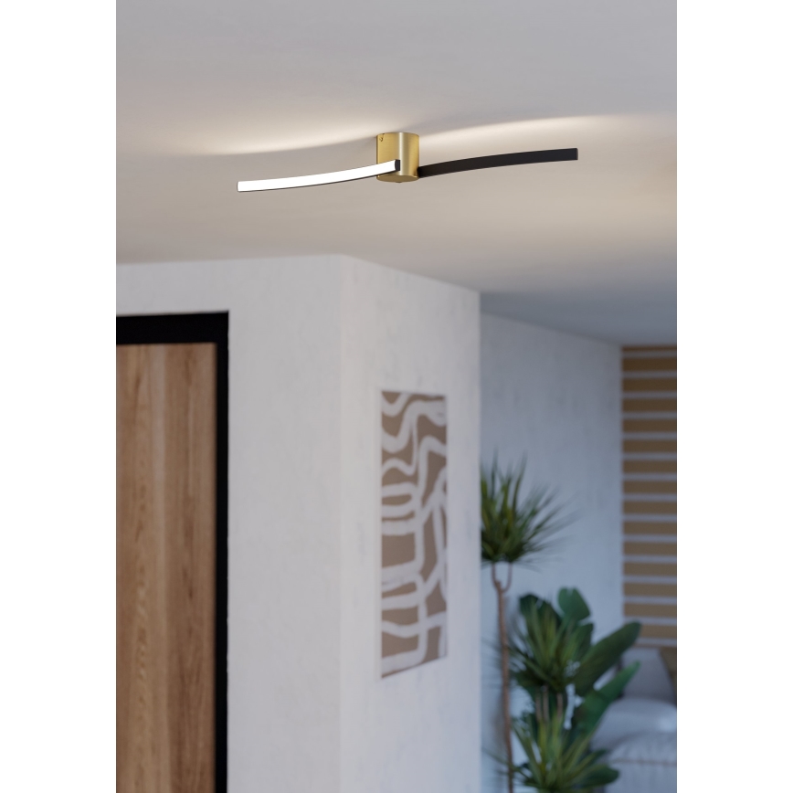 Eglo - LED loftlampe LED/12W/230V 4000K sort