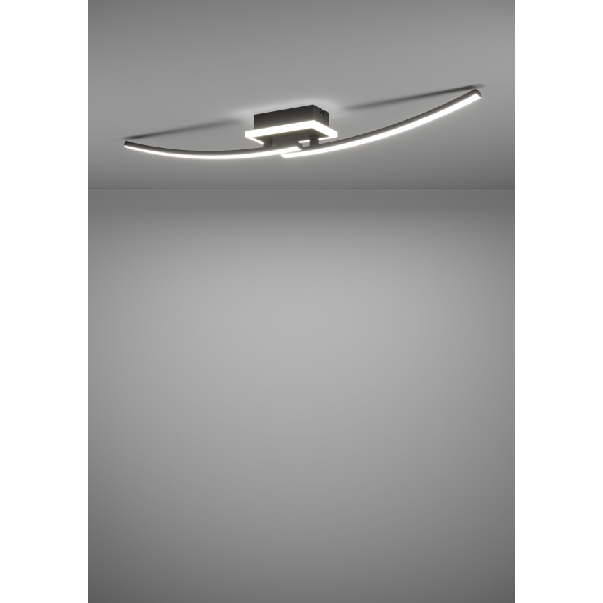 Eglo - LED loftlampe LED/12W/230V 4000K sort