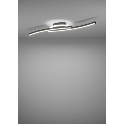 Eglo - LED loftlampe LED/12W/230V 4000K sort