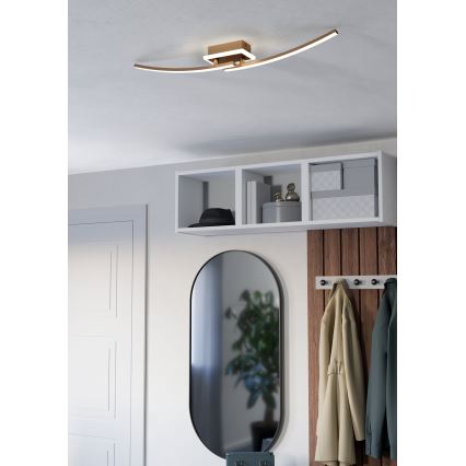Eglo - LED loftlampe LED/12W/230V 4000K kobber