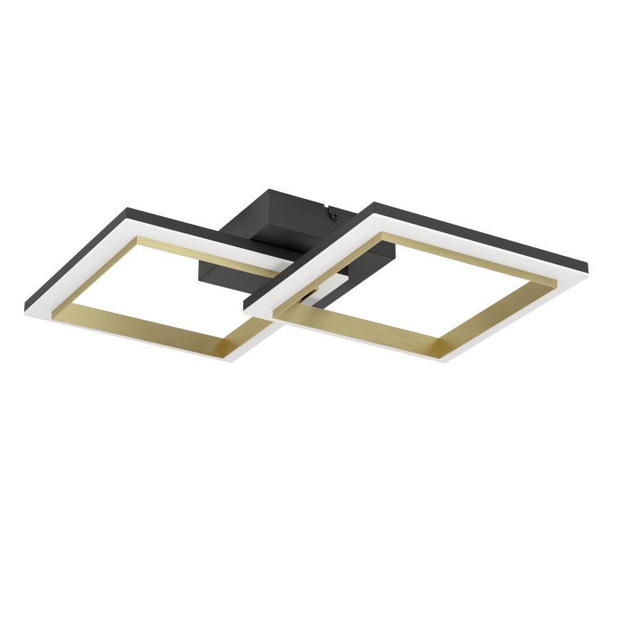 Eglo - LED loftlampe dæmpbar LED/18,4W/230V 4000K sort/guldfarvet