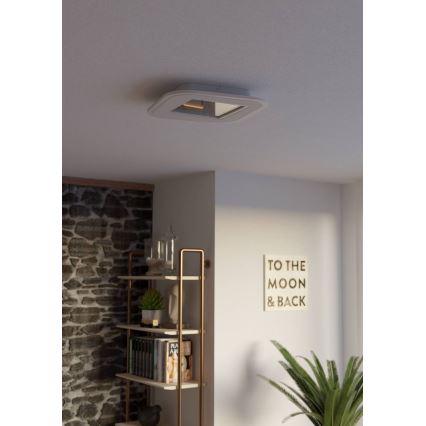 Eglo - LED loftlampe dæmpbar LED/20W/230V 2700-6500K hvid + fjernbetjening