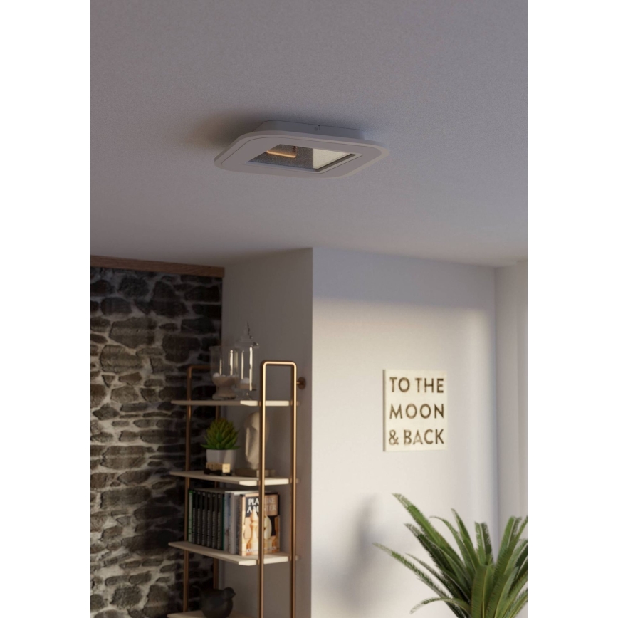 Eglo - LED loftlampe dæmpbar LED/20W/230V 2700-6500K hvid + fjernbetjening
