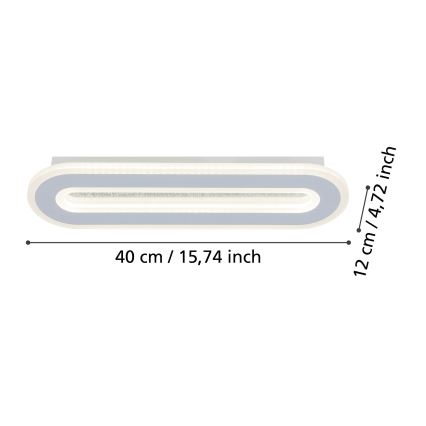 Eglo - LED væglampe LED/12W/230V 4000K hvid