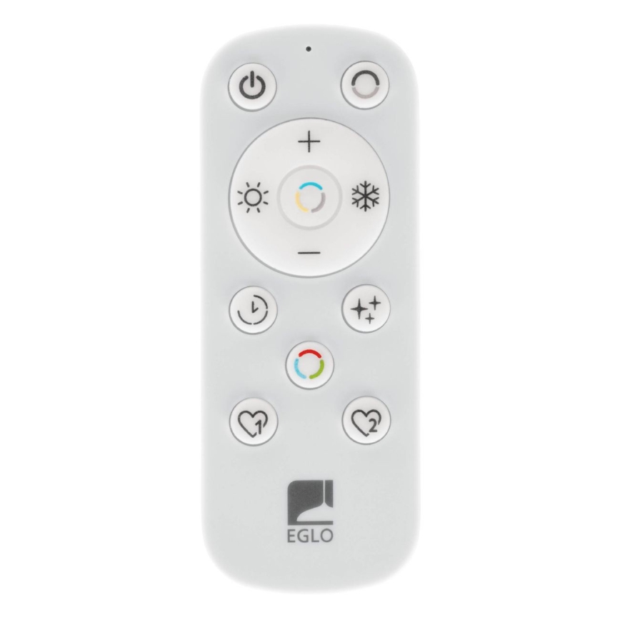 Eglo - LED loftlampe dæmpbar LED/20W/230V 2700-6500K hvid + fjernbetjening