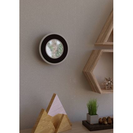 Eglo - LED væglampe LED/12W/230V 4000K sort