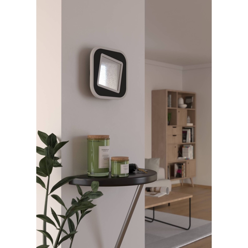 Eglo - LED væglampe LED/12W/230V 4000K sort