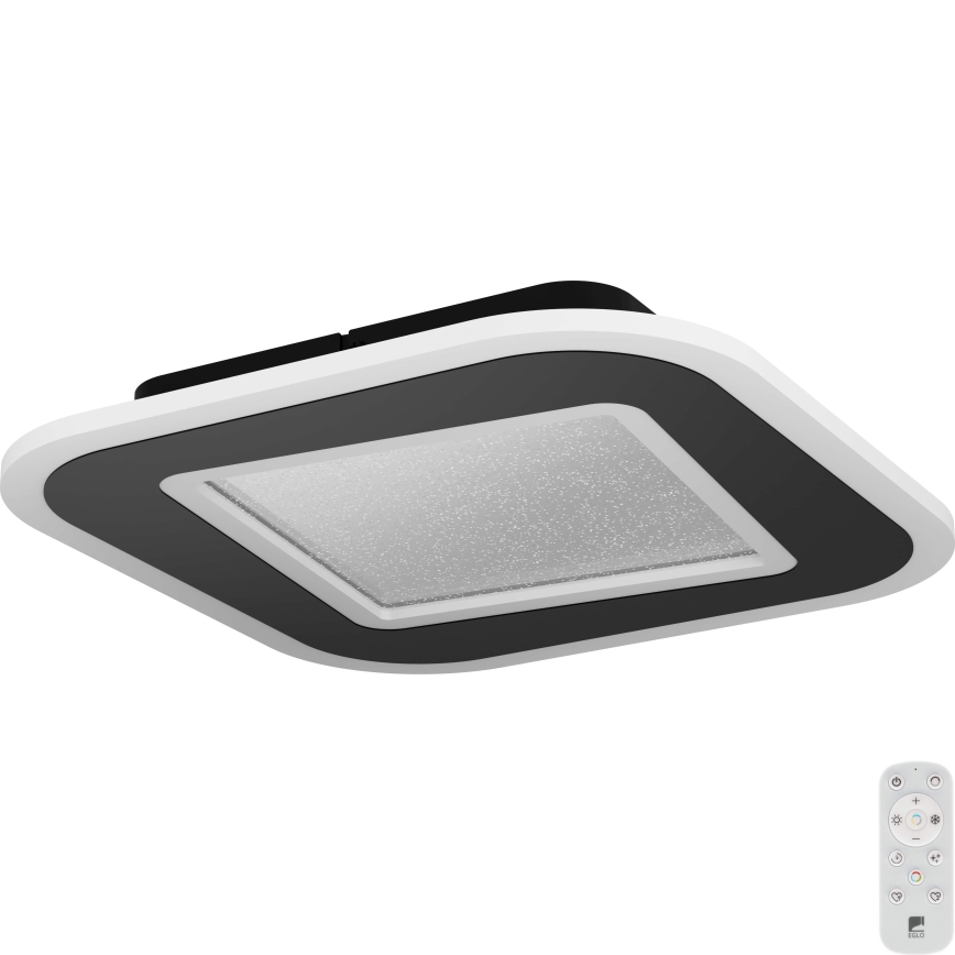 Eglo - LED loftlampe dæmpbar LED/20W/230V 2700-6500K sort + fjernbetjening
