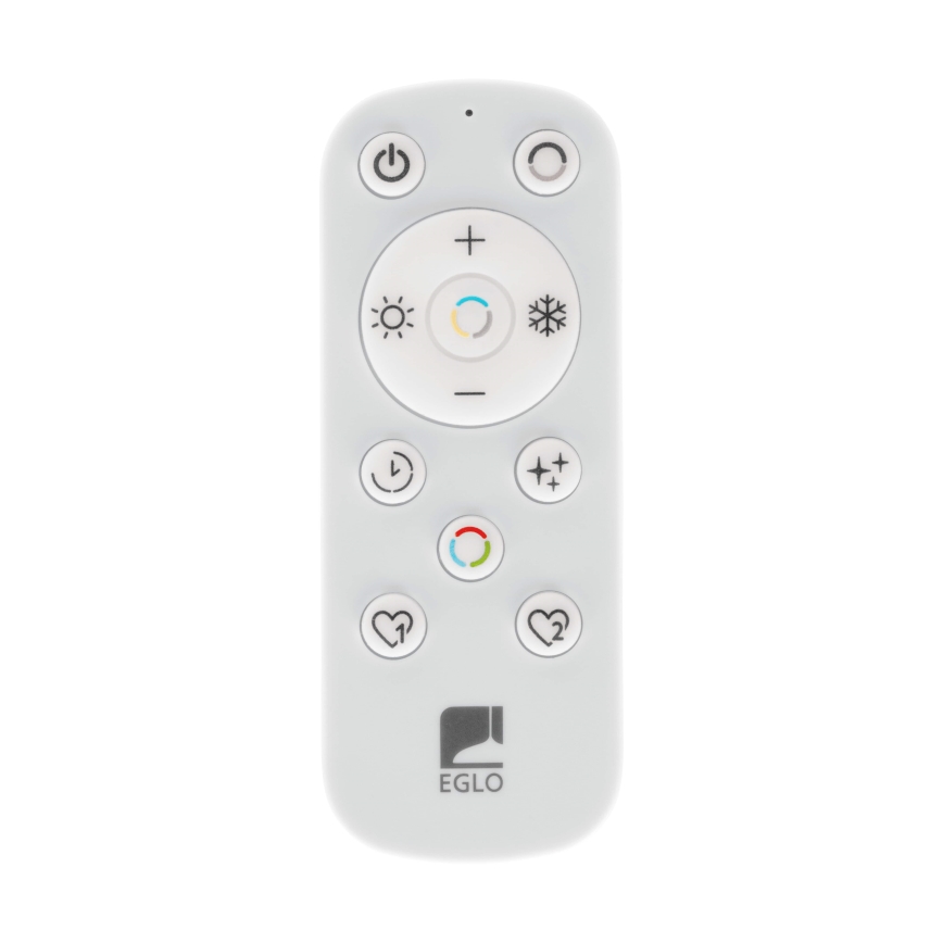 Eglo - LED loftlampe dæmpbar LED/20W/230V 2700-6500K sort + fjernbetjening