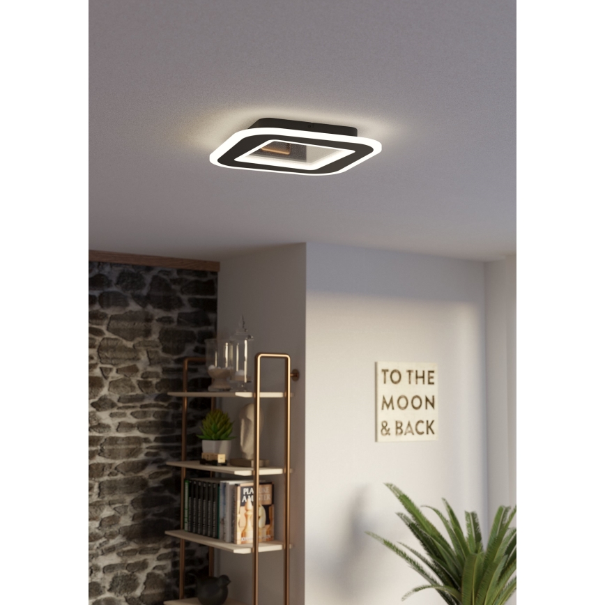 Eglo - LED loftlampe dæmpbar LED/20W/230V 2700-6500K sort + fjernbetjening