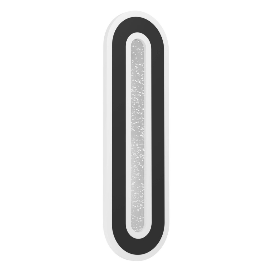 Eglo - LED væglampe LED/12W/230V 4000K sort