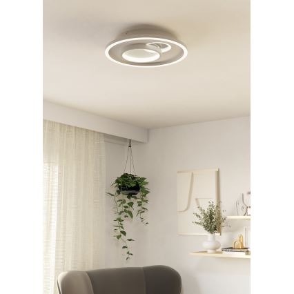 Eglo - LED loftlampe 1xLED/14W/230V + 1xLED/8,5W diameter 38 cm hvid