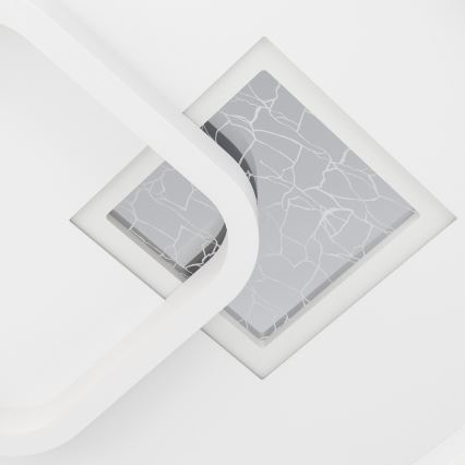 Eglo - LED loftlampe 1xLED/16,2W/230V + 1xLED/9,2W 38x38 cm hvid
