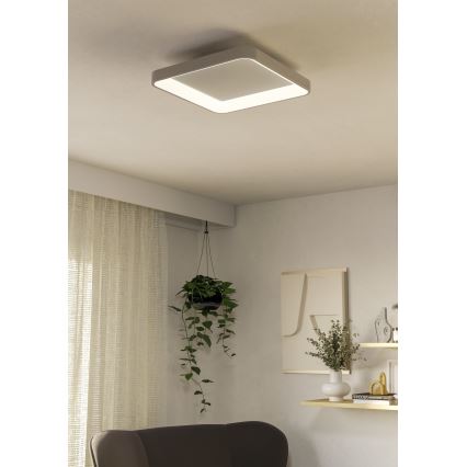 Eglo - LED loftlampe dæmpbar LORETELLO LED/12W/230V hvid + fjernbetjening
