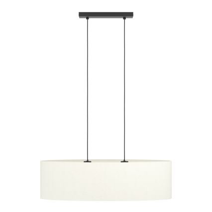 Eglo - Pendel 2xE27/60W/230V hvid