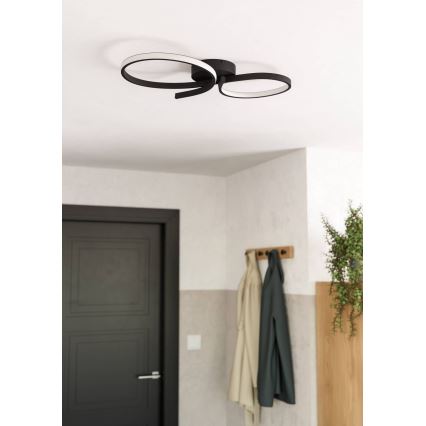 Eglo - LED loftlampe LED/21W/230V 3000K sort
