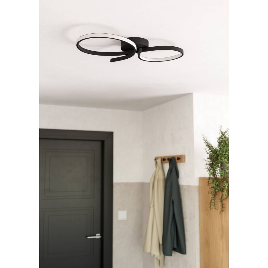 Eglo - LED loftlampe LED/21W/230V 3000K sort
