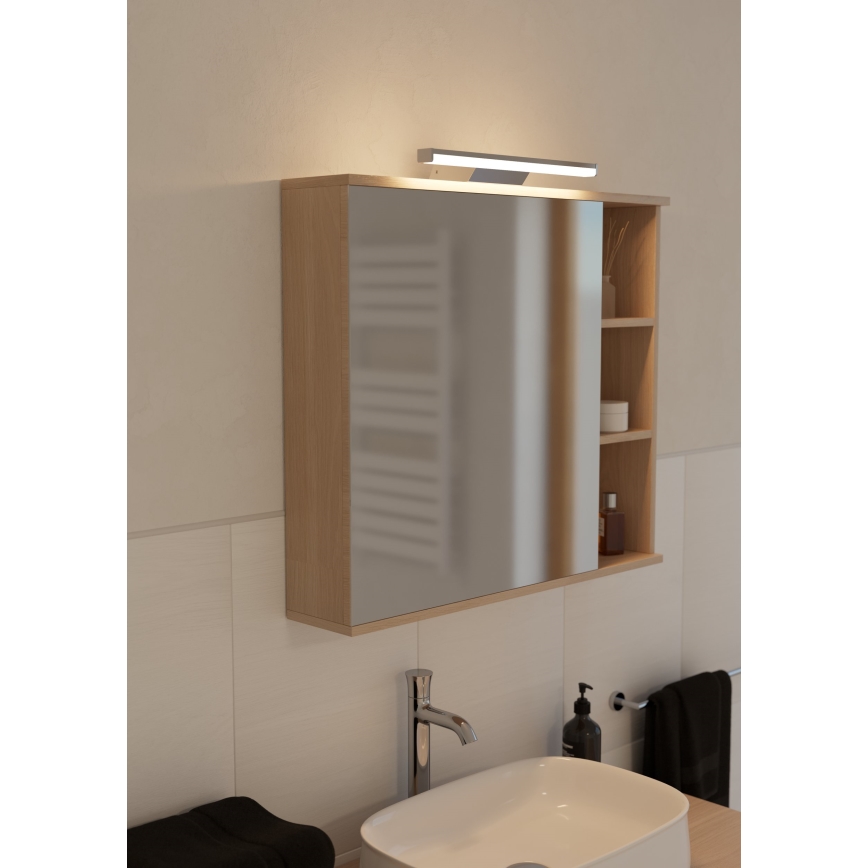 Eglo - LED spejllampe til badeværelse m. RGB-farver LED/12W/230V 2700-6500K IP44 mat krom