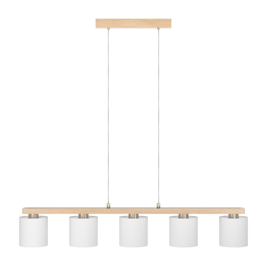 Eglo - Pendel på wire 5xE27/28W/230V