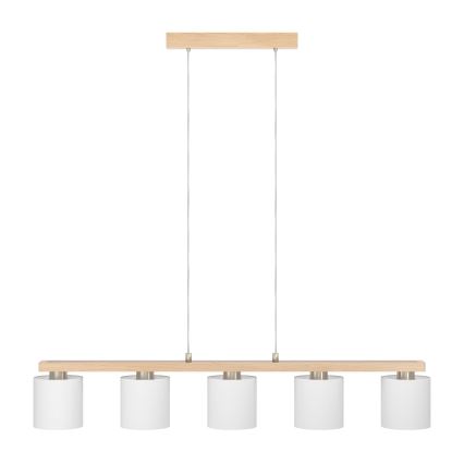 Eglo - Pendel 5xE27/28W/230V - FSC certificeret