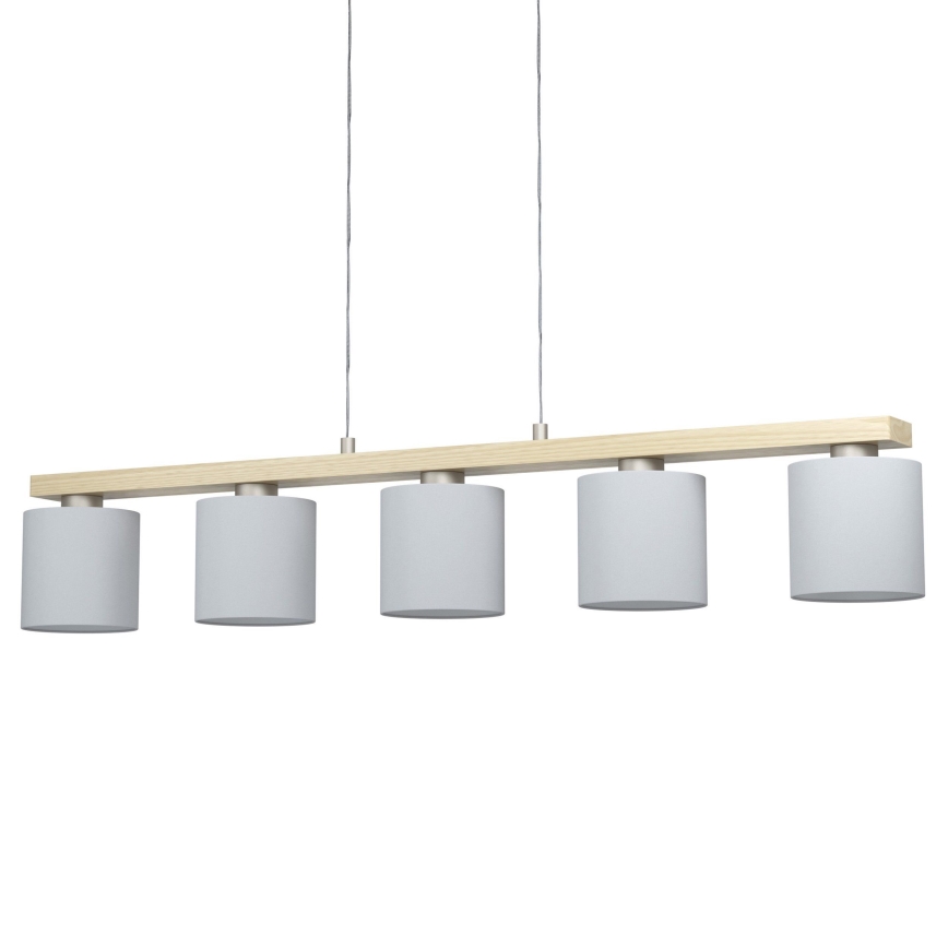 Eglo - Pendel 5xE27/28W/230V - FSC certificeret